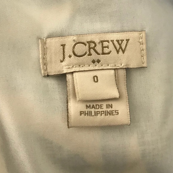 J. Crew 0 dress shift textured floral sleeveless - Picture 5 of 6